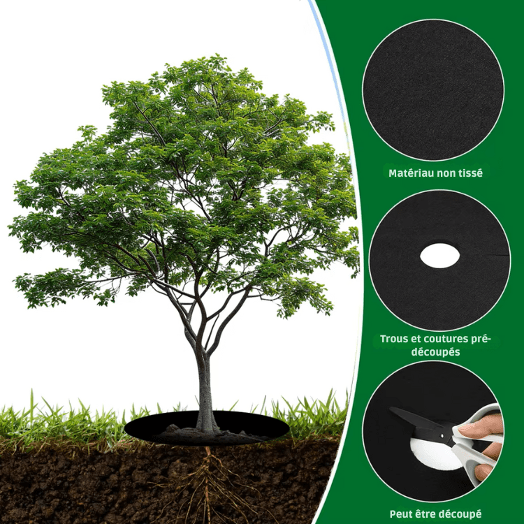 Toile de Paillage - RootCover™ - Noir