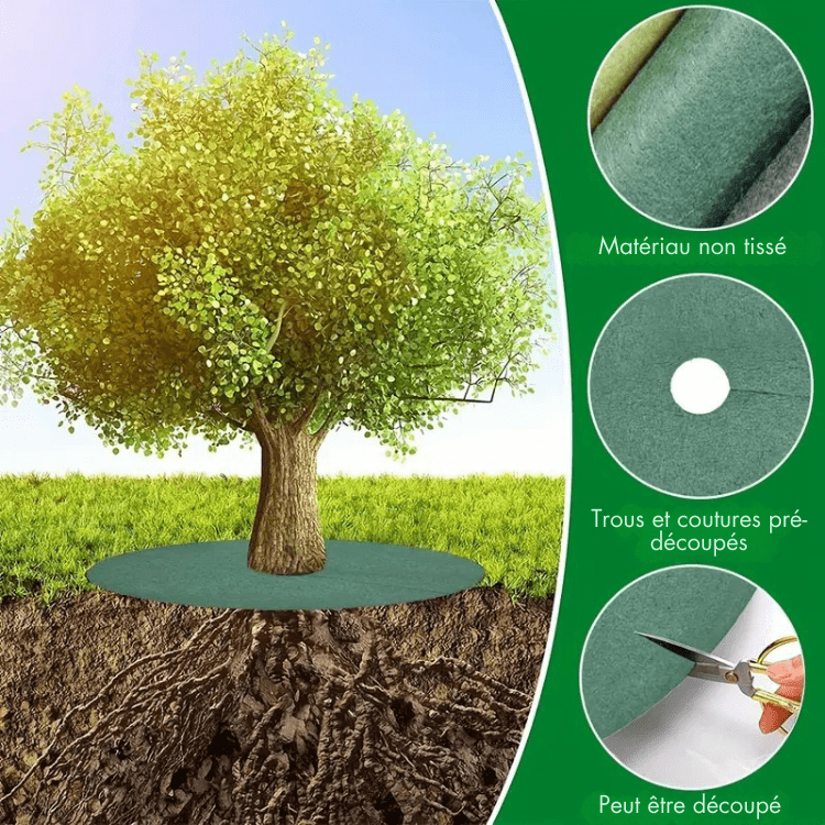 Toile de Paillage - RootCover™ - Vert