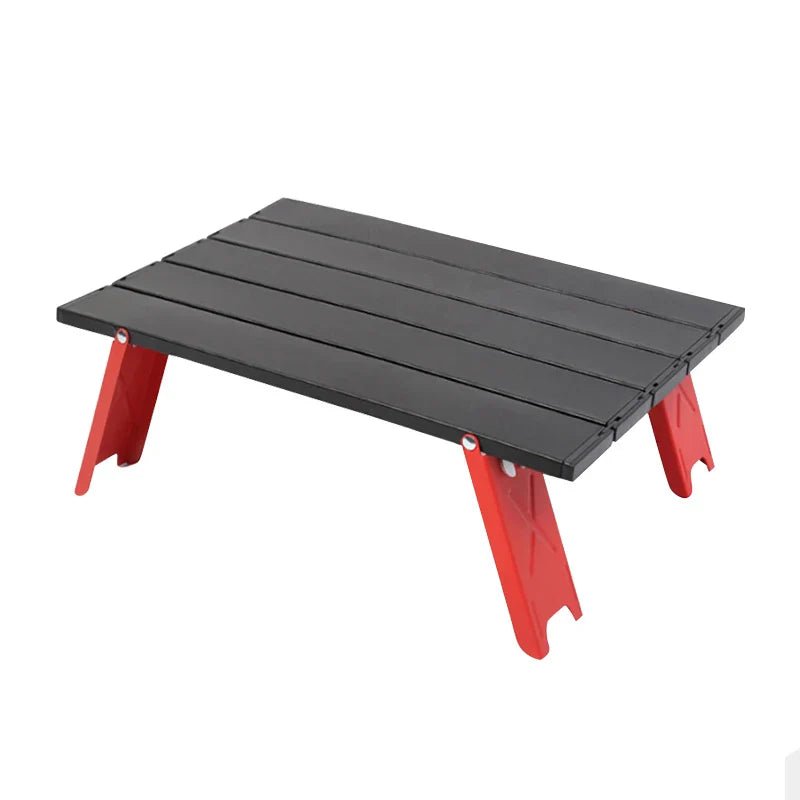 Table de jardin - MiniCampingTable™ - Noir et Rouge